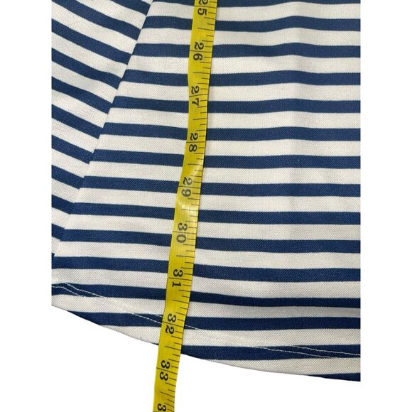 H&M DIVIDED Women's Size 6 Blue White Striped Nautical Dress Sundress - Picture 8 of 12